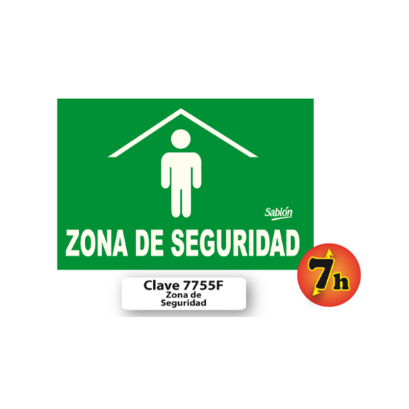 SENAL DE ZONA DE SEGURIDAD 7755 F
